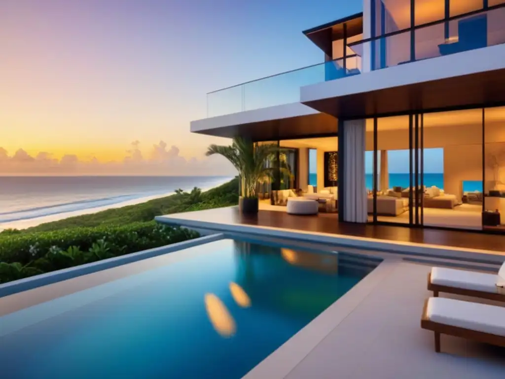 Propiedad de lujo frente al mar al atardecer: ¡Inversión y relajación! Un paraíso vacacional de lujo al atardecer con ingresos pasivos propiedades vacacionales