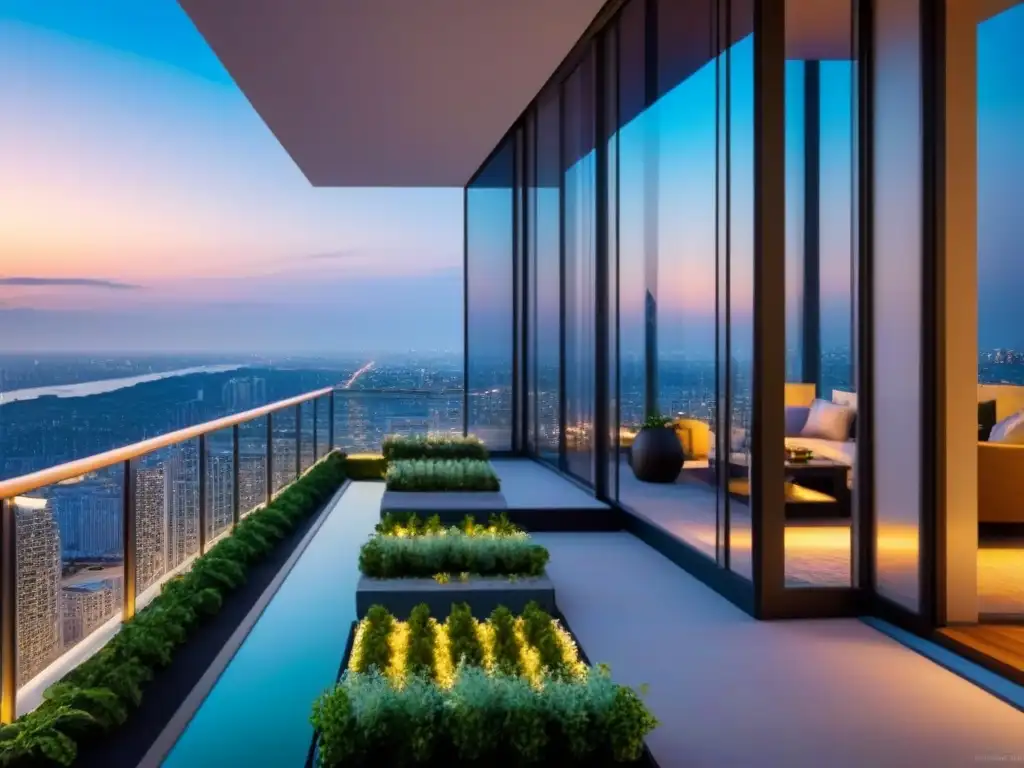 Condominio de lujo con diseño moderno y vistas nocturnas Perfil de compradores inmobiliarios internacionales: Complejo moderno de lujo con diseño arquitectónico elegante y ventanas de piso a techo