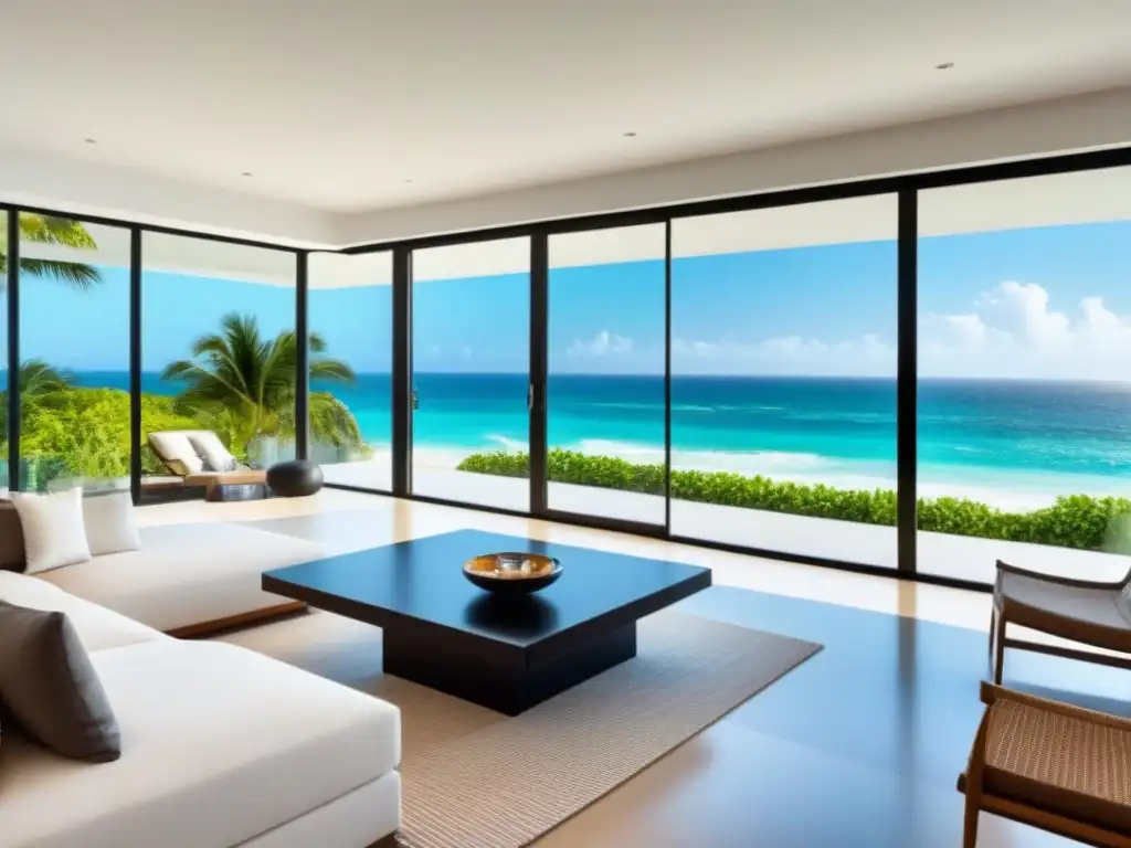 Espectacular alquiler vacacional de lujo con vistas al mar Perfil del huésped ideal: Exclusivo alquiler vacacional moderno con vista a la playa y piscina infinita privada