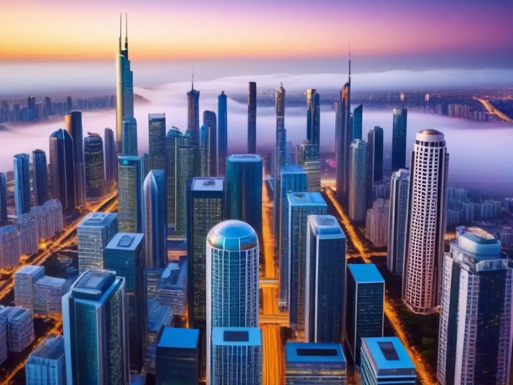 Portafolio inmobiliario global: diversidad arquitectónica Un portafolio inmobiliario global diverso y sofisticado, representando propiedades de ciudades principales