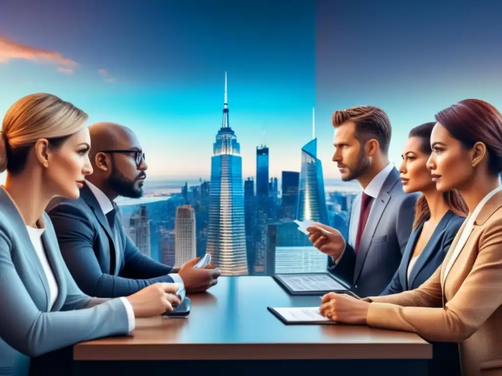 Negociaciones globales: profesionales multiculturales en acción Profesionales globales negociando entre barreras legales en una ciudad internacional