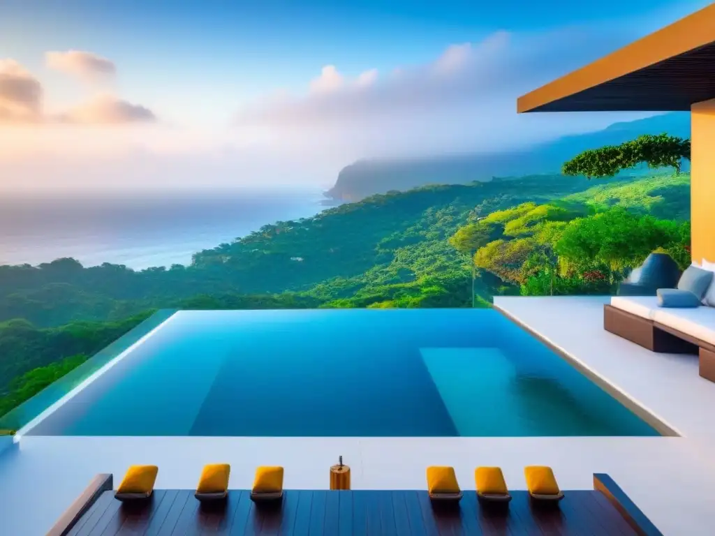Villa de lujo con piscina infinita y vistas al mar Propiedad de alquiler vacacional de lujo con piscina infinita y vistas a la costa