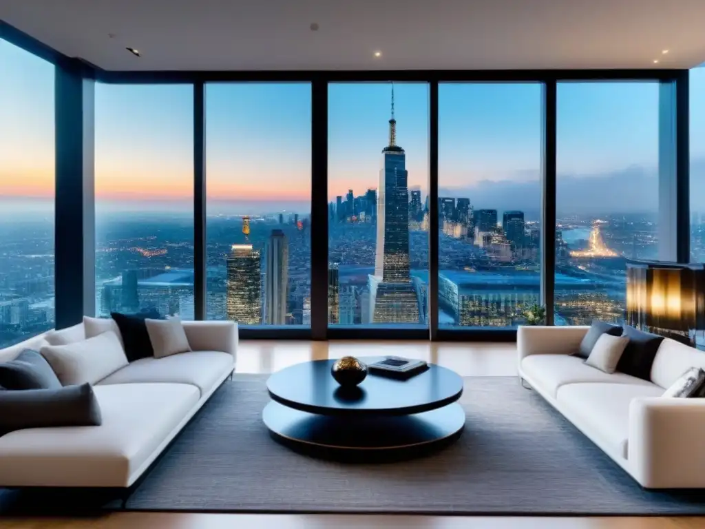 Penthouse de lujo con vistas urbanas y diseño moderno Propiedad exclusiva para inversionistas globales: lujoso ático moderno con vistas a la ciudad y diseño elegante