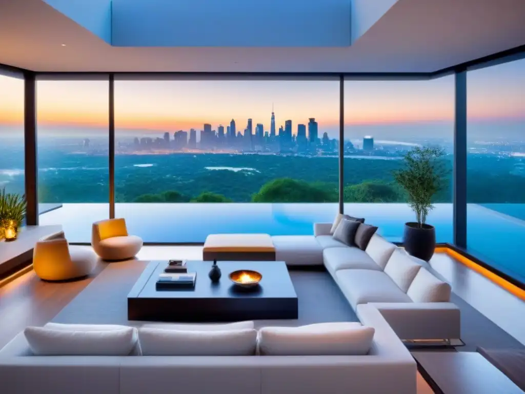 Propiedad de lujo con vistas panorámicas y diseño moderno Propiedad de lujo con diseño arquitectónico moderno y vistas panorámicas de la ciudad