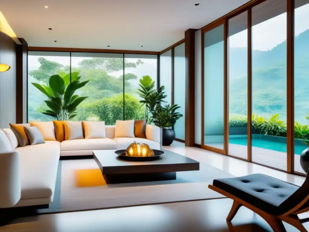 Propiedad asiática de lujo con Feng Shui: armonía y opulencia Propiedad de lujo en Asia con diseño Feng Shui, armonía y opulencia