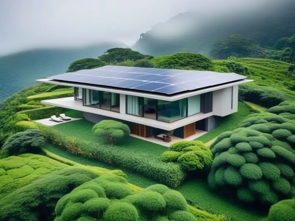 Propiedad de lujo sostenible en Asia: diseño moderno y ecoamigable 'Propiedad de lujo sostenible en Asia con diseño vanguardista y paisajismo verde