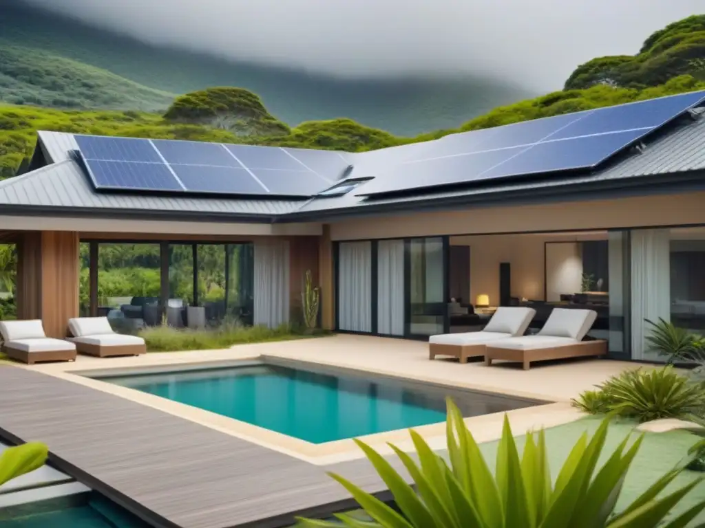 Paraíso ecológico: Timeshare de lujo en entorno natural Propiedad de tiempo compartido sostenible en entorno natural con piscina y diseño eco