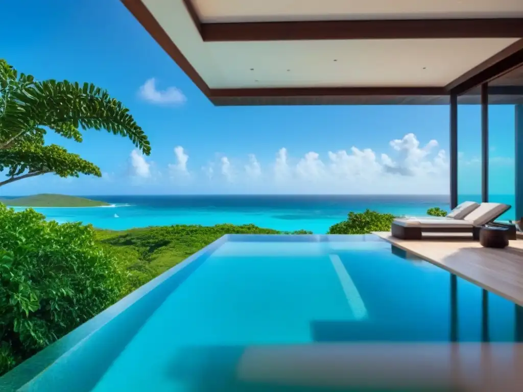 Villa de lujo frente al mar en el Caribe: diseño moderno con vistas panorámicas Invertir en propiedades inmobiliarias caribeñas: Exclusiva villa frente al mar, diseño moderno, piscina infinita y vistas panorámicas al mar turquesa