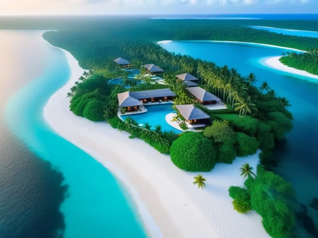 Exclusiva isla privada: lujo y tranquilidad en el paraíso Invertir en propiedades islas privadas: Exclusiva isla privada con villas lujosas, piscinas infinitas y playas de ensueño