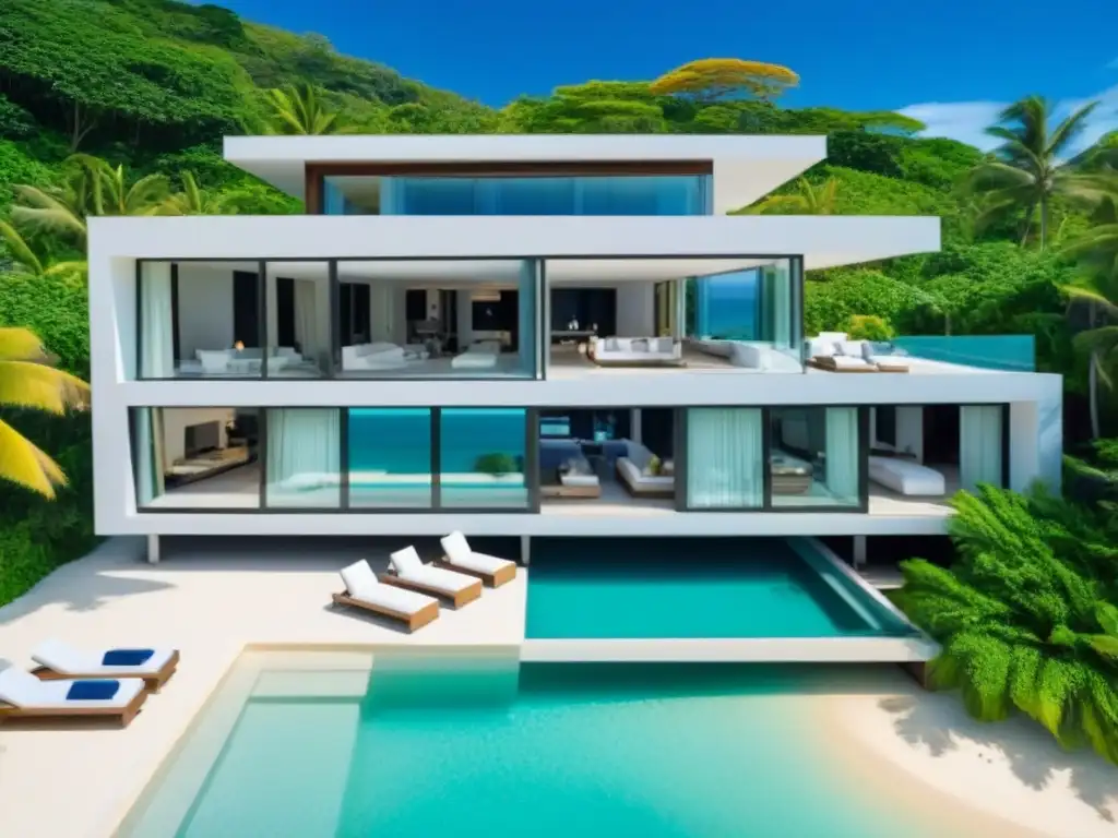 Villa de lujo con piscina infinita y vistas al mar Inversión propiedades vacacionales internacionales: Villa de lujo con impresionante vista al mar y piscina infinita
