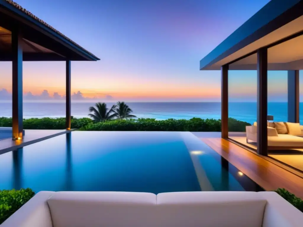 Villa de lujo frente al mar: diseño moderno y vistas panorámicas Invertir en propiedades vacacionales internacionales: lujosa villa frente al mar con diseño moderno y vistas panorámicas