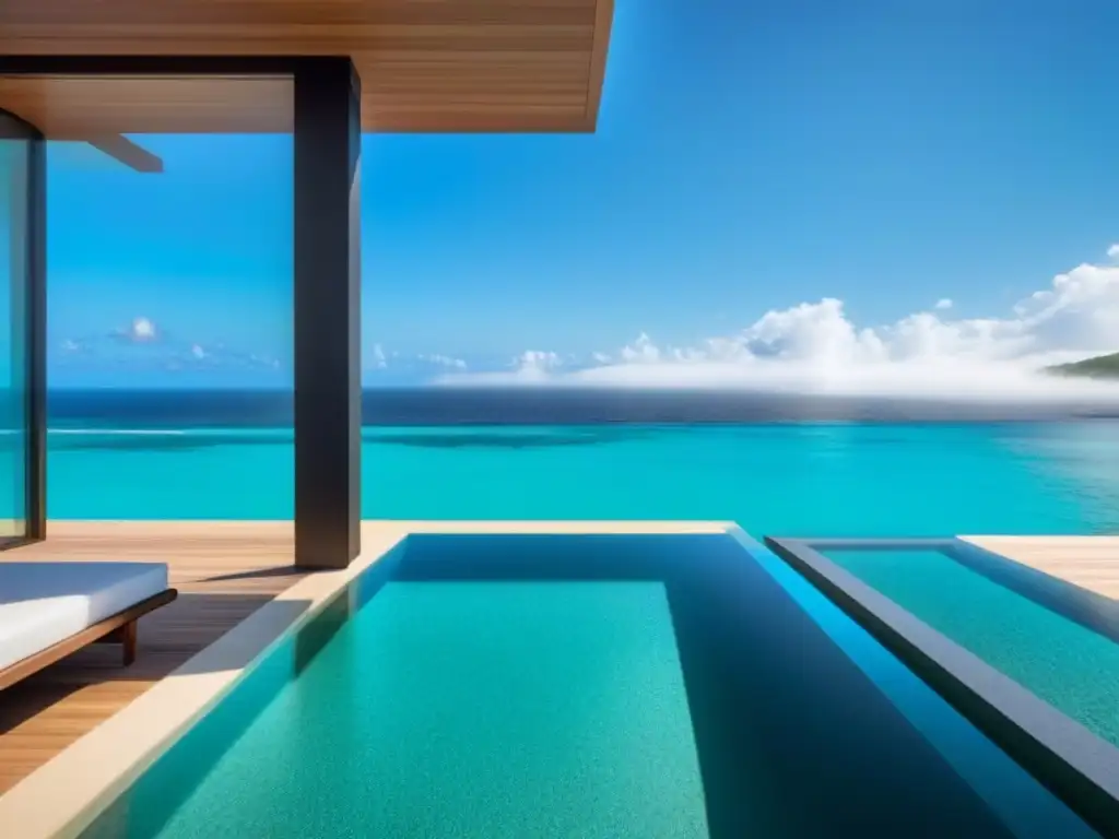 Villa de lujo en playa paradisíaca, piscina infinita y vistas panorámicas Invertir en propiedades vacacionales post-pandemia: lujosa villa contemporánea con piscina infinita y vistas al mar