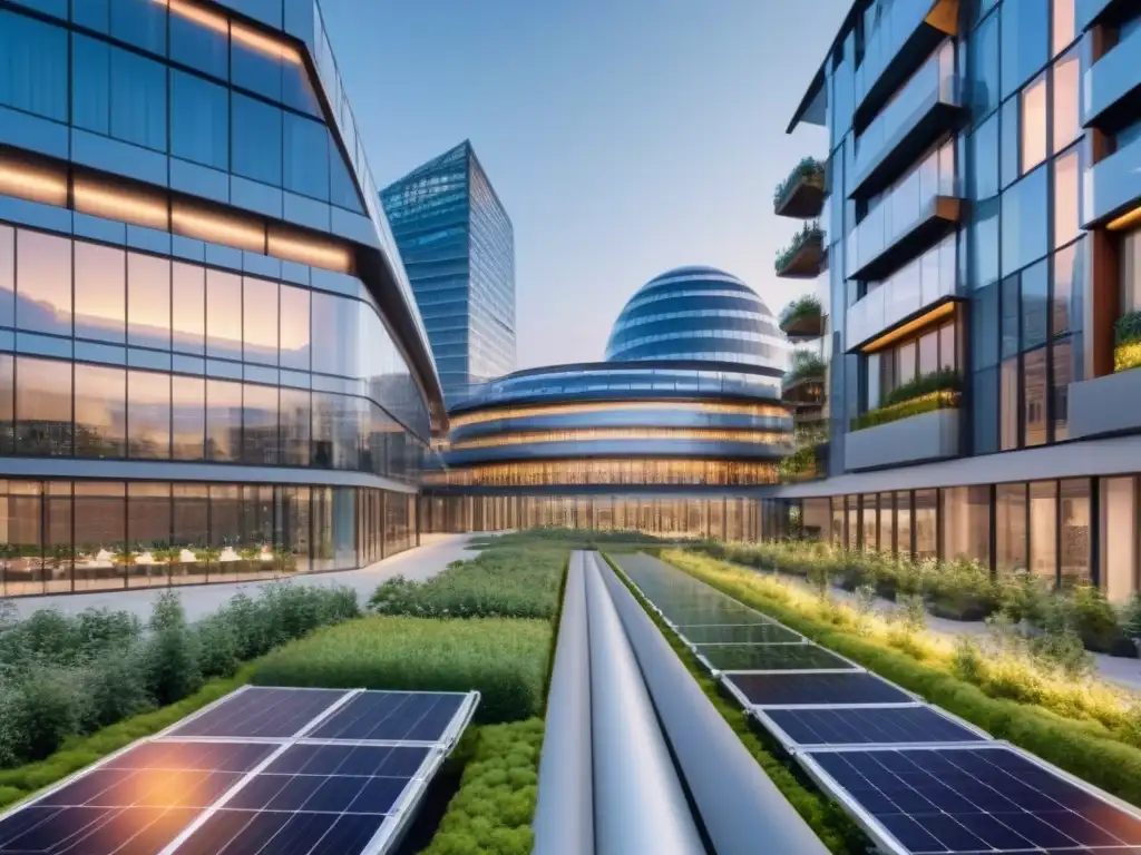 Arquitectura sostenible en Europa: diseño futurista y ecoamigable Proyecto inmobiliario innovador en Europa con diseño sostenible y vanguardista