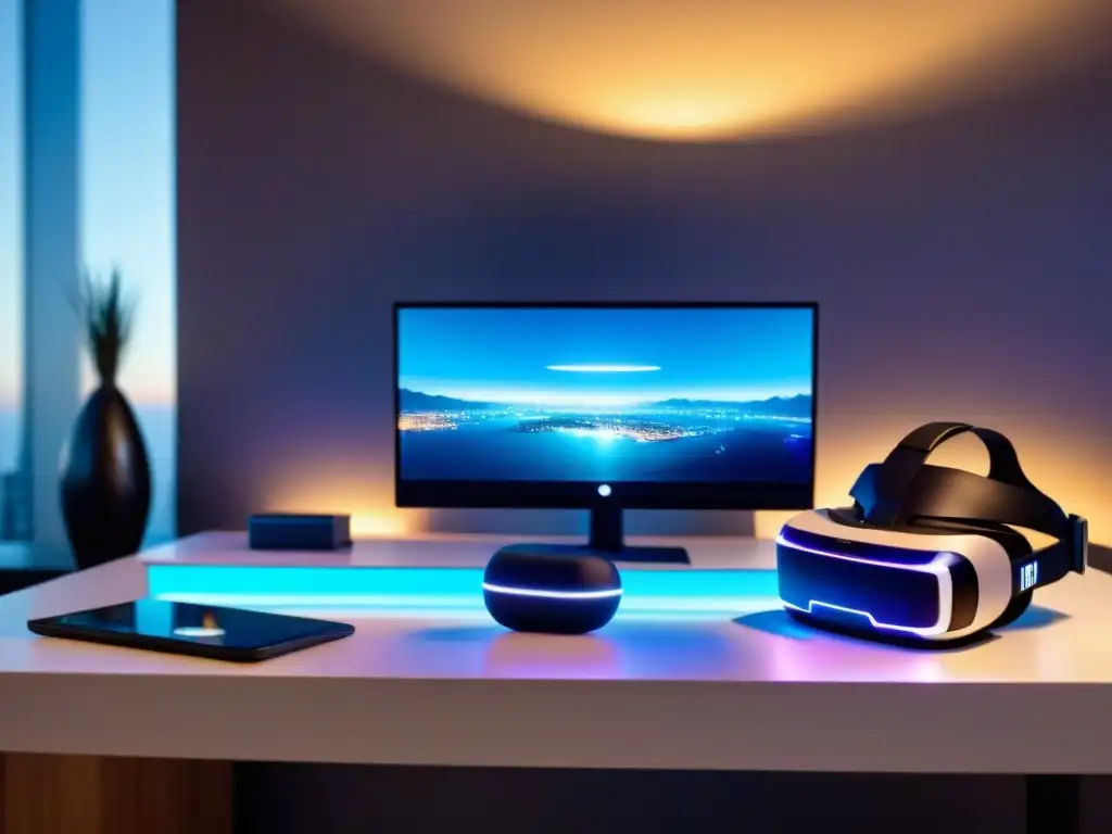 Realidad virtual de lujo: experiencia inmersiva en propiedad exclusiva Realidad Virtual en Inversiones Inmobiliarias: Lujo y tecnología se fusionan en un entorno sofisticado e innovador