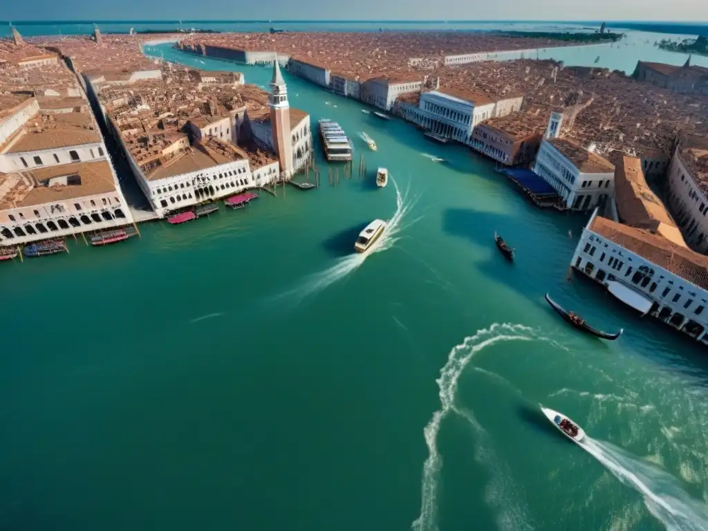 Venecia: belleza y desafíos en la era del cambio climático Descubre la red de canales de Venecia y sus estrategias de planificación urbana ante el cambio climático