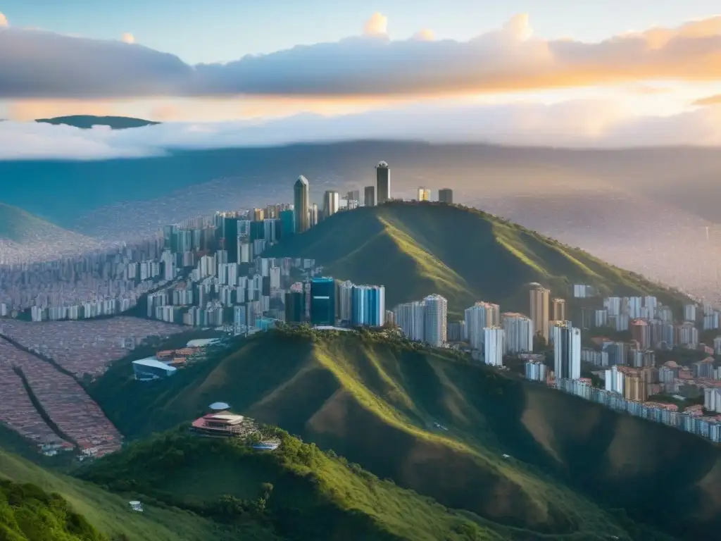 Skyline moderno de Medellín: arquitectura histórica y contemporánea Renacimiento inmobiliario en Medellín: modernos rascacielos entre historia y naturaleza, reflejo de la transformación urbana