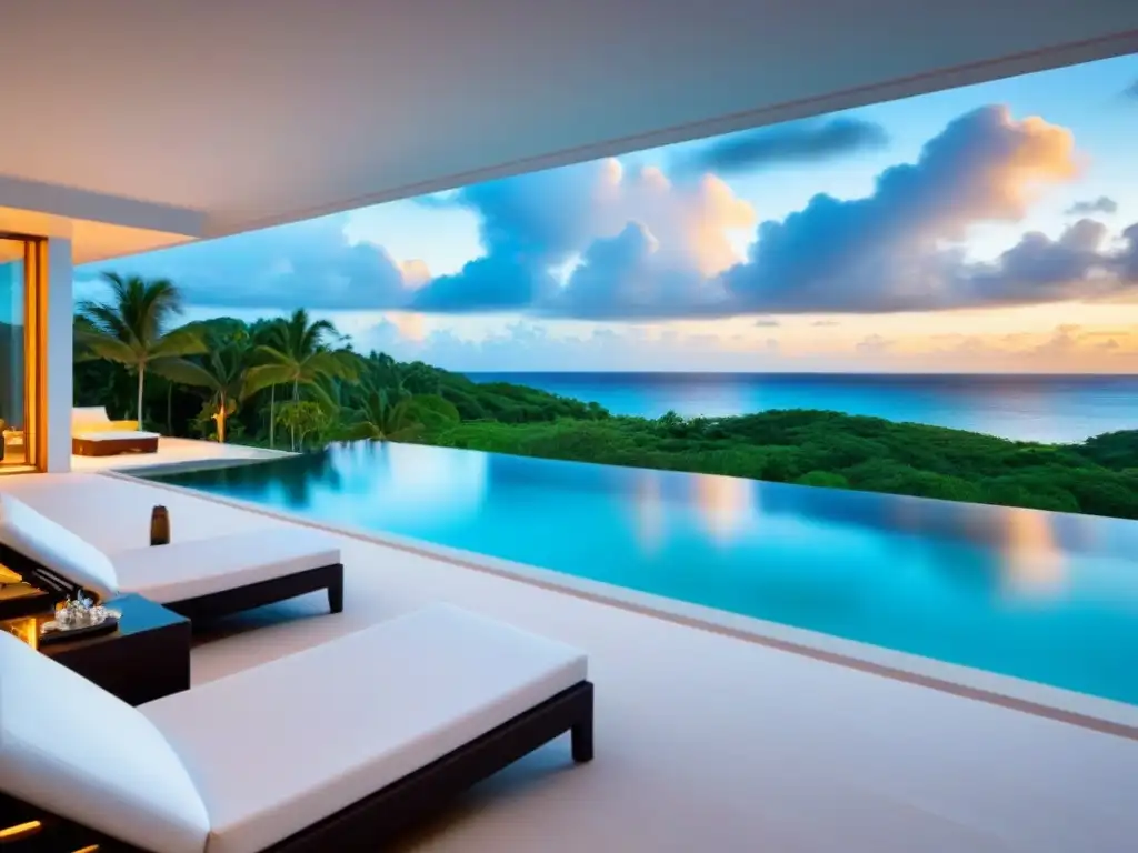 Villa de lujo en el Caribe con piscina infinita privada y vistas al mar Residencia de lujo en el Caribe con piscina infinita privada y vista al mar, ideal para hipotecas para extranjeros en el Caribe