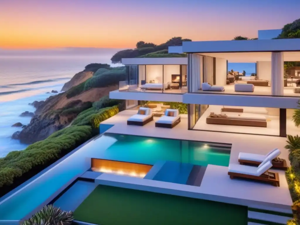Propiedad de lujo en la playa de California al atardecer Residencia de lujo en la playa de California al atardecer, ideal para Marketing para segunda residencia internacional