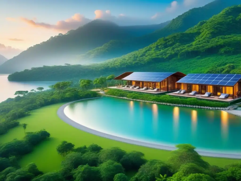 Resort ecológico de lujo en entorno natural Un resort ecológico de lujo en armonía con la naturaleza