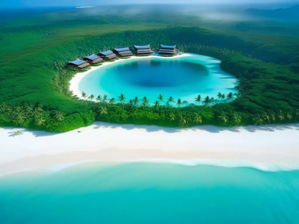 Resort ecológico en selva tropical: lujo sostenible en 8k Un resort ecológico en la selva tropical, maximizando inversión en complejos turísticos ecológicos