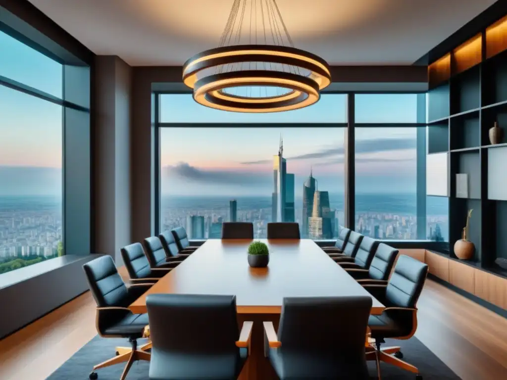 Salón de conferencias de lujo en Europa del Este: moderno y sofisticado Una sala de conferencias moderna y elegante en Europa del Este, ideal para inversión inmobiliaria