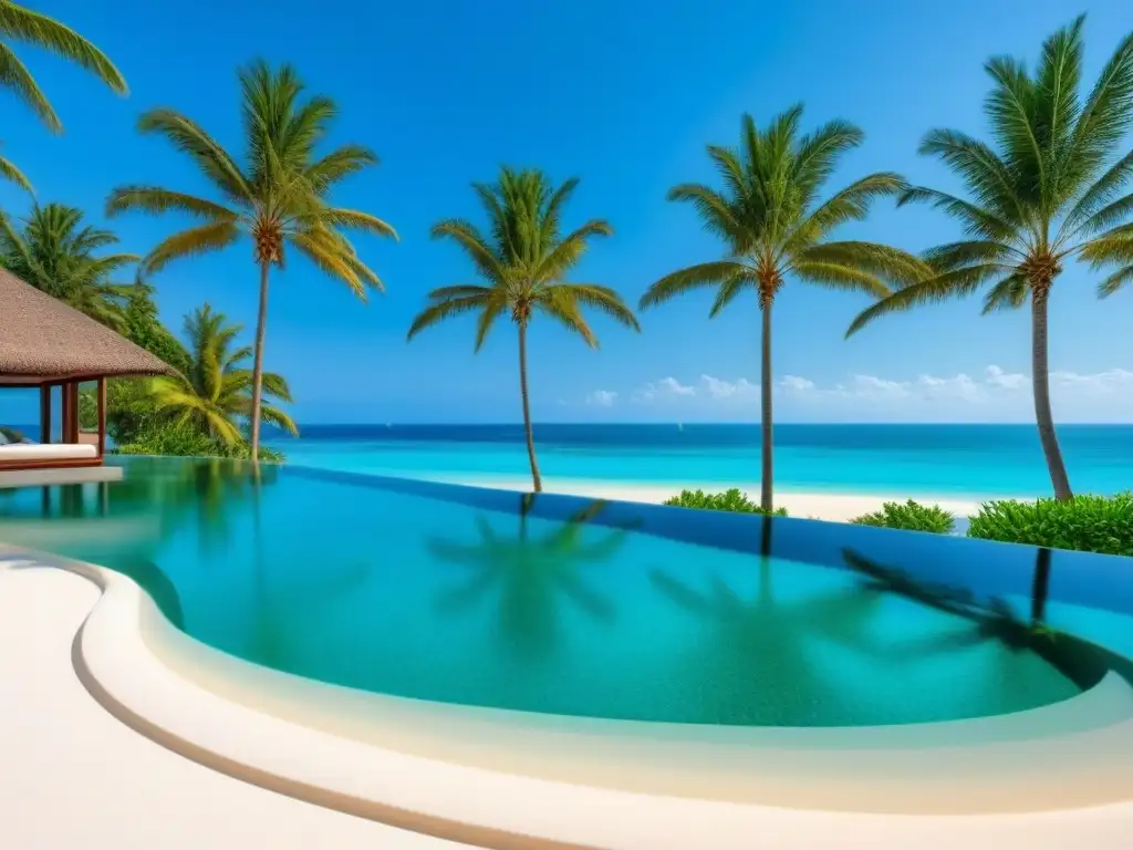 Villa de lujo frente al mar con ventanales y piscina infinita Invierte en segundas residencias internacionales: lujosa villa moderna frente a la playa con ventanales y piscina infinita