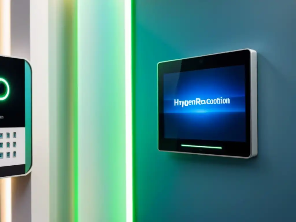 Facial Recognition: Innovación en Control de Acceso Un sistema de reconocimiento facial avanzado integrado en un moderno control de accesos inmobiliarios