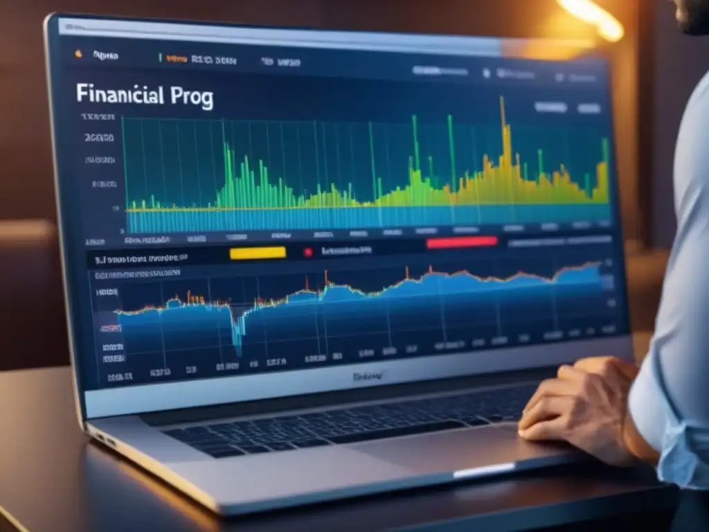 Panel financiero futurista: análisis inmobiliario global en tiempo real Tablero futurista de análisis financiero con datos en tiempo real de inversiones inmobiliarias internacionales análisis predictivo