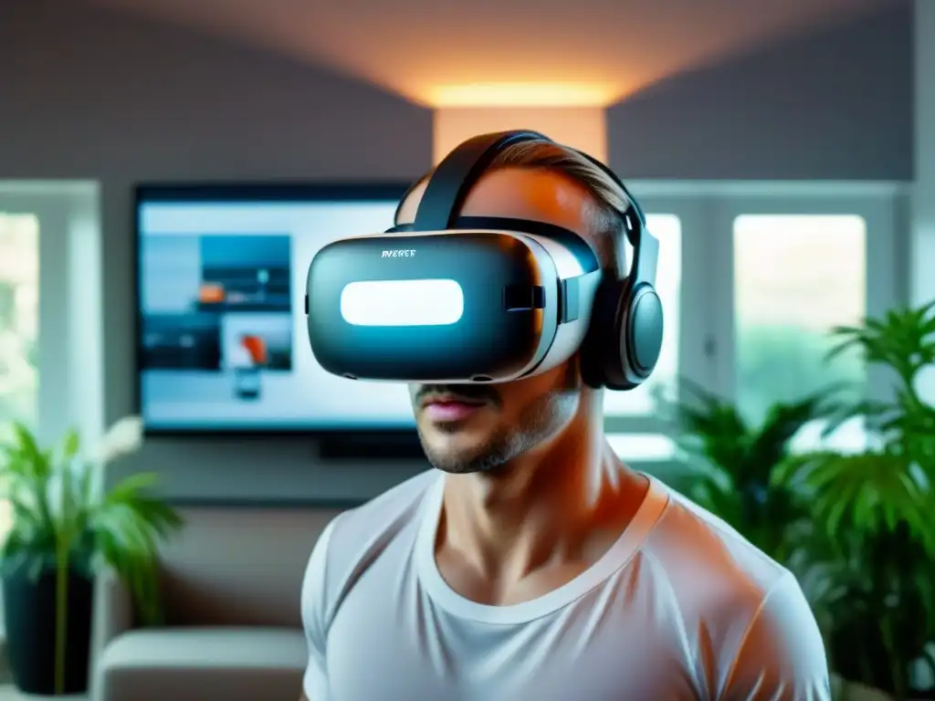 Inmersión tecnológica: Realidad virtual de lujo en vivienda inteligente Experimenta la fusión entre tecnología y hogar en realidad virtual con influencers