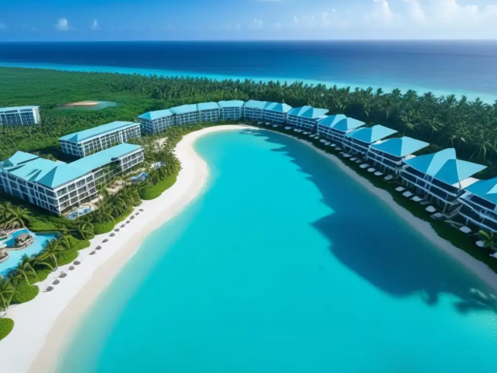 Paraíso tropical: resort de lujo con piscina infinita y playa de ensueño Inversión en tiempo compartido en destinos exóticos: lujoso resort con piscina infinita y playa paradisíaca