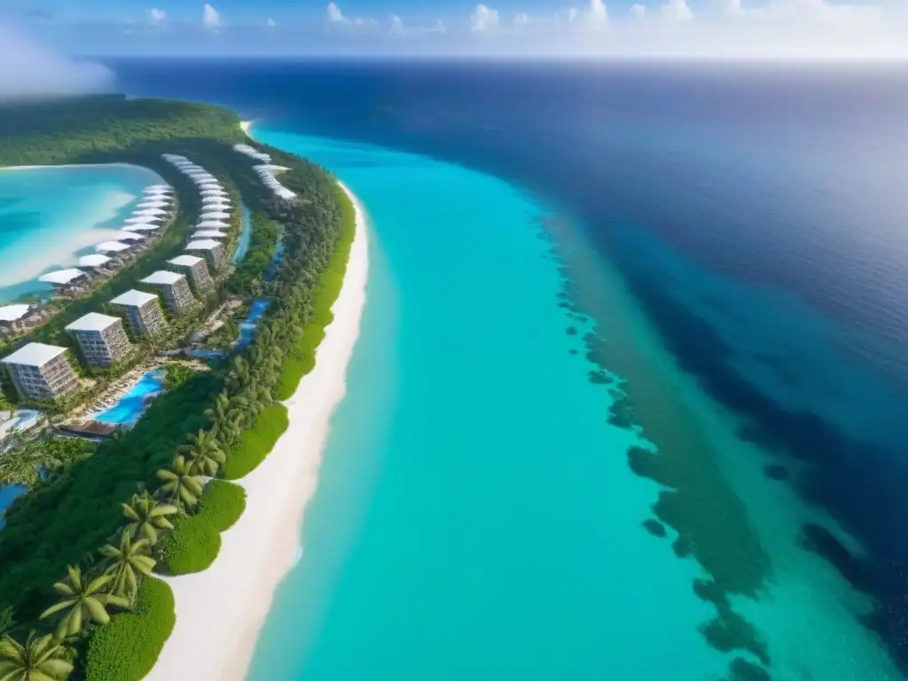 Paraíso tropical: Resort de lujo frente al mar Invertir en tiempo compartido internacional: Resort de lujo en paraíso tropical con aguas turquesa, playas blancas y amenidades exclusivas