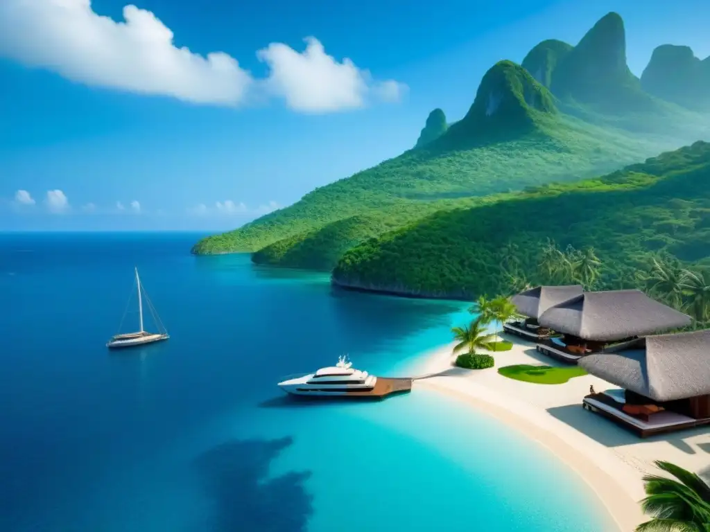 Paraíso tropical: resort de lujo entre montañas y aguas turquesas Invierte en tiempo compartido riesgos en un lujoso resort tropical con vistas impresionantes