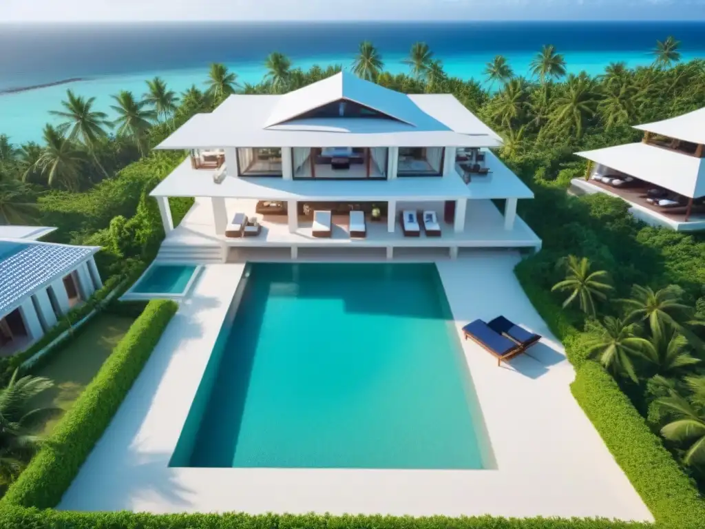 Villa de lujo frente al mar: paraíso tropical Villa vacacional de lujo en costa, con piscina infinita y vistas al mar