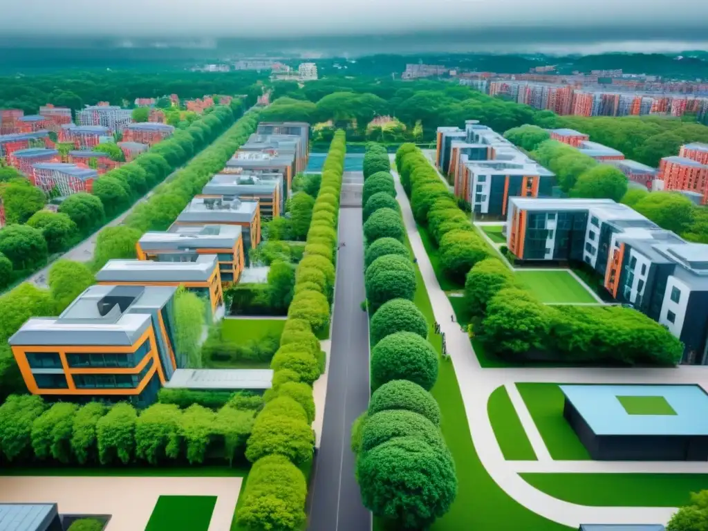 Universidad vibrante: inversión inmobiliaria en zonas universitarias Vibrante campus universitario y barrios estudiantiles, reflejo de la inversión inmobiliaria en zonas universitarias