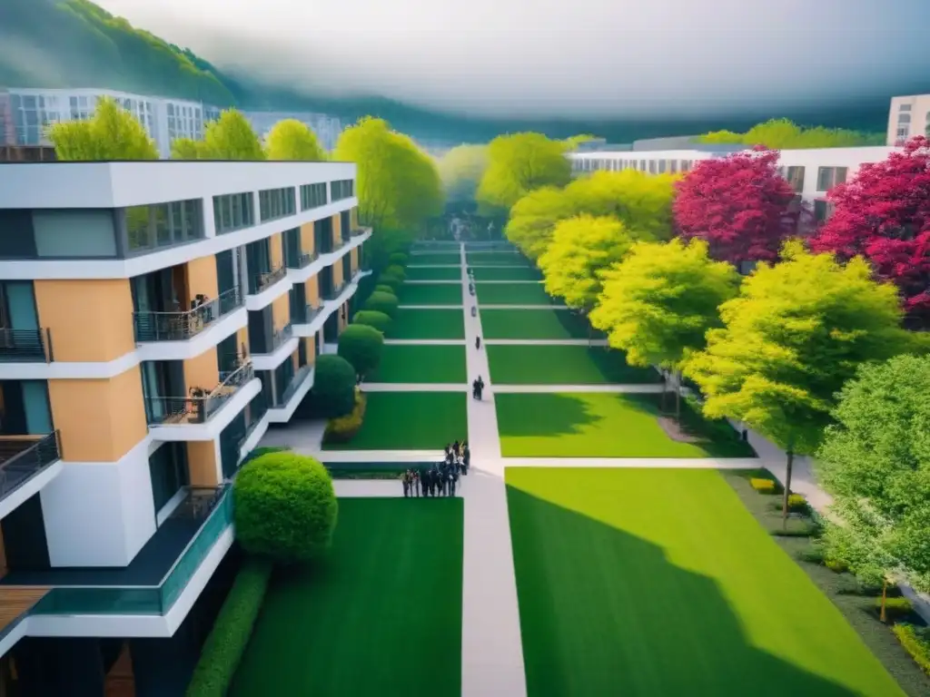Vida universitaria: apartamentos modernos junto al campus Vibrante campus universitario con inmuebles cerca de universidades Airbnb
