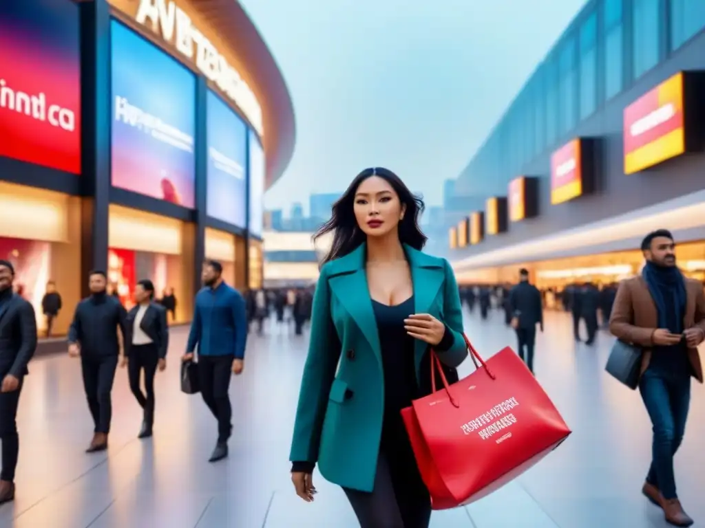 Centro comercial internacional vibrante: lujo y diversidad de compras Un vibrante centro comercial internacional con Inversores exitosos centros comerciales internacionales