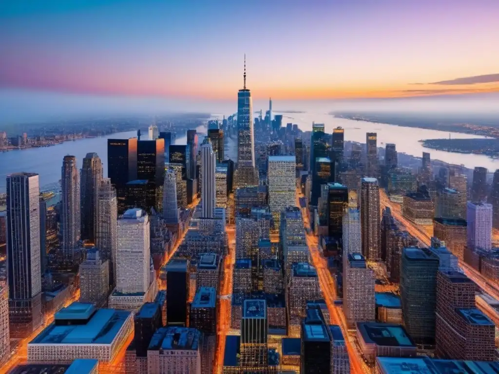 Horizonte vibrante: oportunidades de inversión en metrópolis emergentes Vibrante ciudad al atardecer en áreas metropolitanas menos conocidas, ideal para desarrollos inmobiliarios