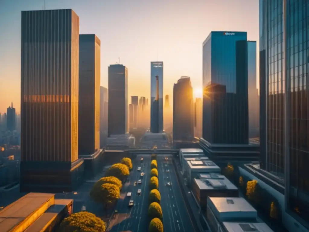 Oportunidades inmobiliarias al atardecer: ciudad vibrante y resiliente Vibrante ciudad al atardecer: oportunidades únicas crisis económicas bienes raíces