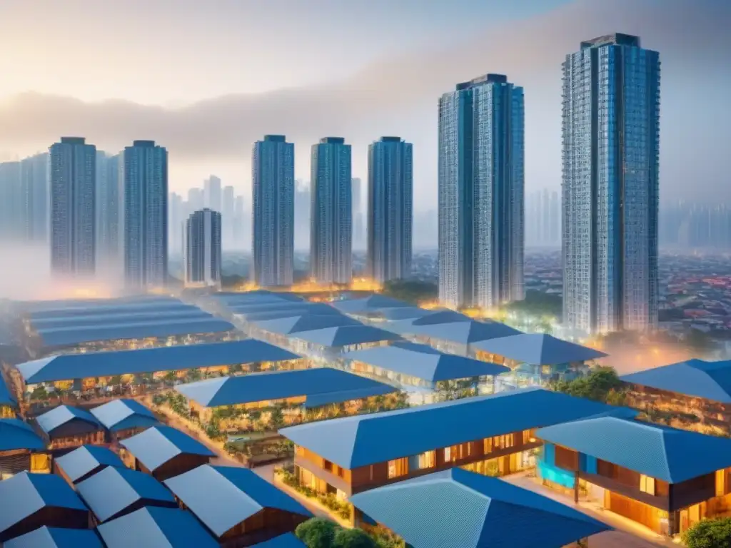 Desarrollo urbano: innovación y colaboración en mercados emergentes Vibrante ciudad emergente con impacto políticas vivienda mercados emergentes