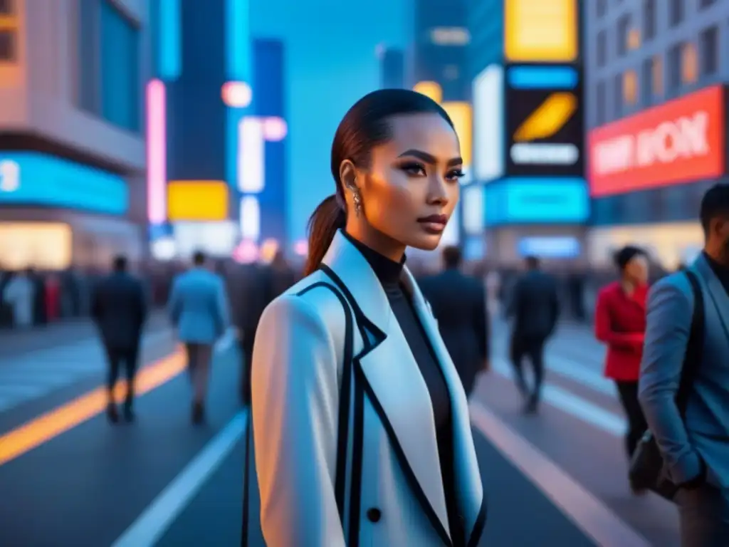 Metrópolis futurista al anochecer: real estate salud turismo Vibrante ciudad futurista al anochecer, reflejando el mercado inmobiliario de turismo de salud