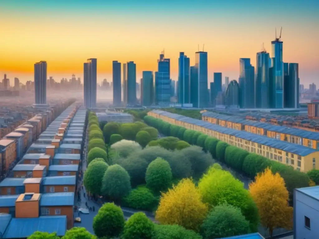 Metrópolis diversa: migración y arquitectura en evolución Vibrante ciudad con impacto de migración en mercado inmobiliario