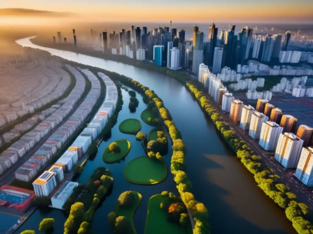 Metrópolis vibrante: real estate en Latinoamérica Vibrante ciudad latinoamericana con tácticas inversores inmobiliarios América Latina
