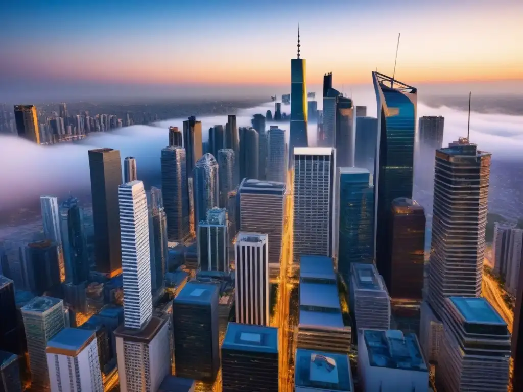 Oportunidades inmobiliarias en mercado emergente: vibrante ciudad Vibrante ciudad en mercados emergentes con profesionales entusiasmados por Inversión inmobiliaria en mercados emergentes