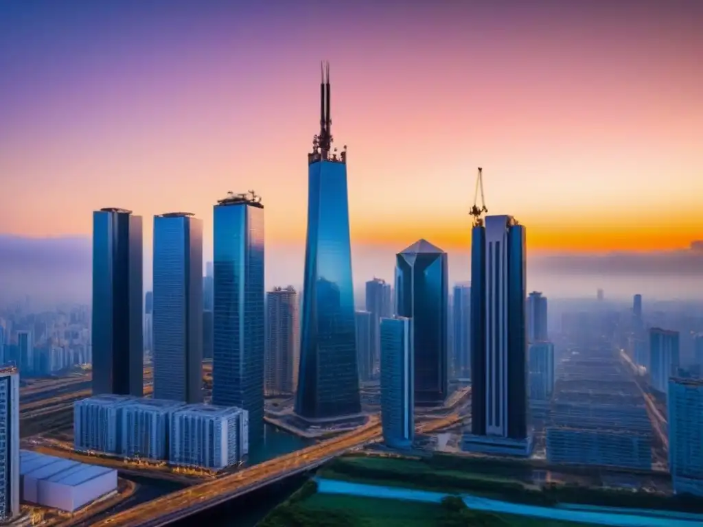 Metrópolis emergente: inversión en mercados inmobiliarios en crecimiento Vibrante ciudad en mercados emergentes inversión inmobiliaria internacional