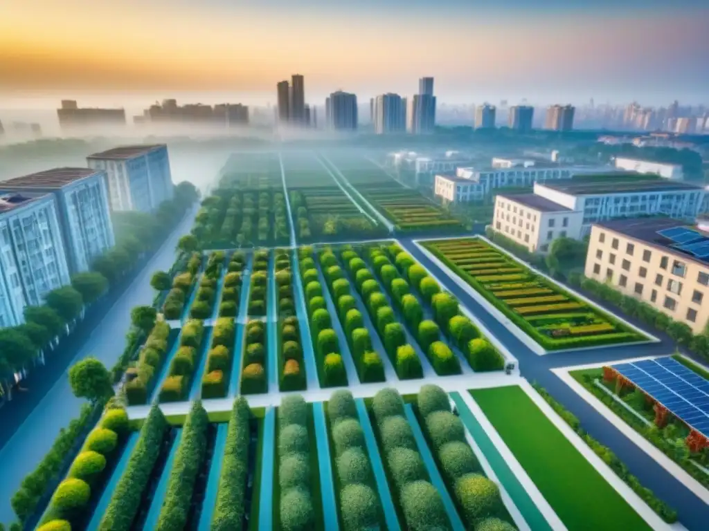 Vibrante ciudad postpandemia: modernidad y comunidad Vibrante ciudad postpandemia con inversiones inmobiliarias internacionales y diseño arquitectónico innovador