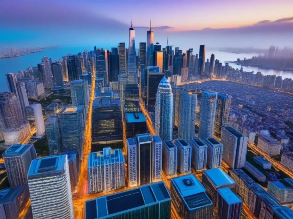 Inversión inmobiliaria en ciudad cosmopolita: ¡vibrante y moderna! Vibrante ciudad con rascacielos modernos y vida urbana, ideal para Inversión inmobiliaria internacional para Millennials