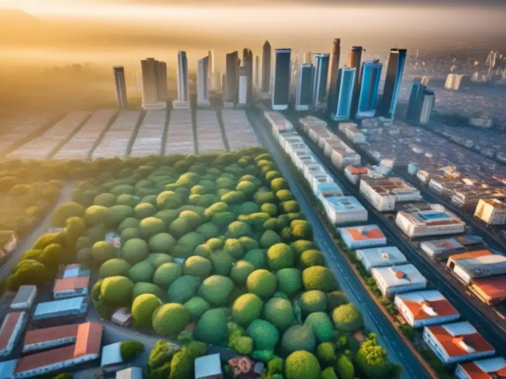 Vibrante ciudad africana: fusión de modernidad y tradición Vibrante ciudad en África Subsahariana, fusionando modernidad y tradición