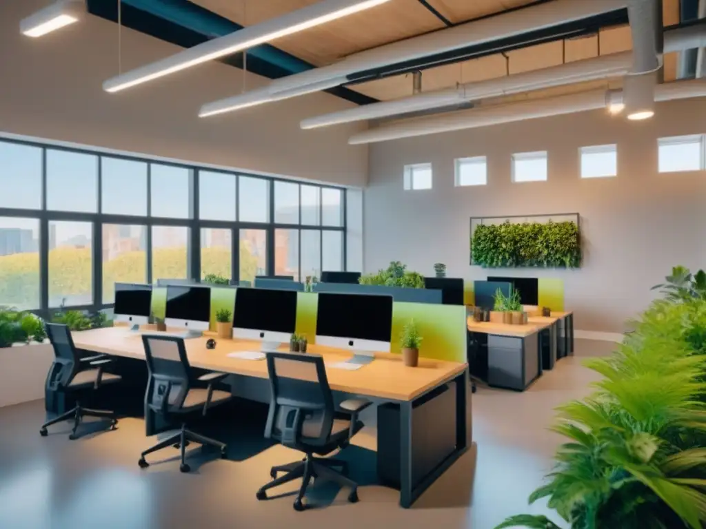 Espacio coworking vibrante y diverso: éxito laboral en imágenes 8k Un vibrante coworking con profesionales diversos trabajando juntos, ideal para inversión en el inquilino perfecto
