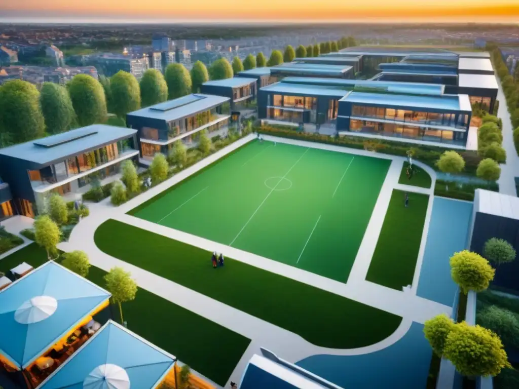 Desarrollo inmobiliario integrado: vida urbana y naturaleza en armonía Un vibrante desarrollo inmobiliario integrado con impacto social, que fusiona modernidad y naturaleza en armonía