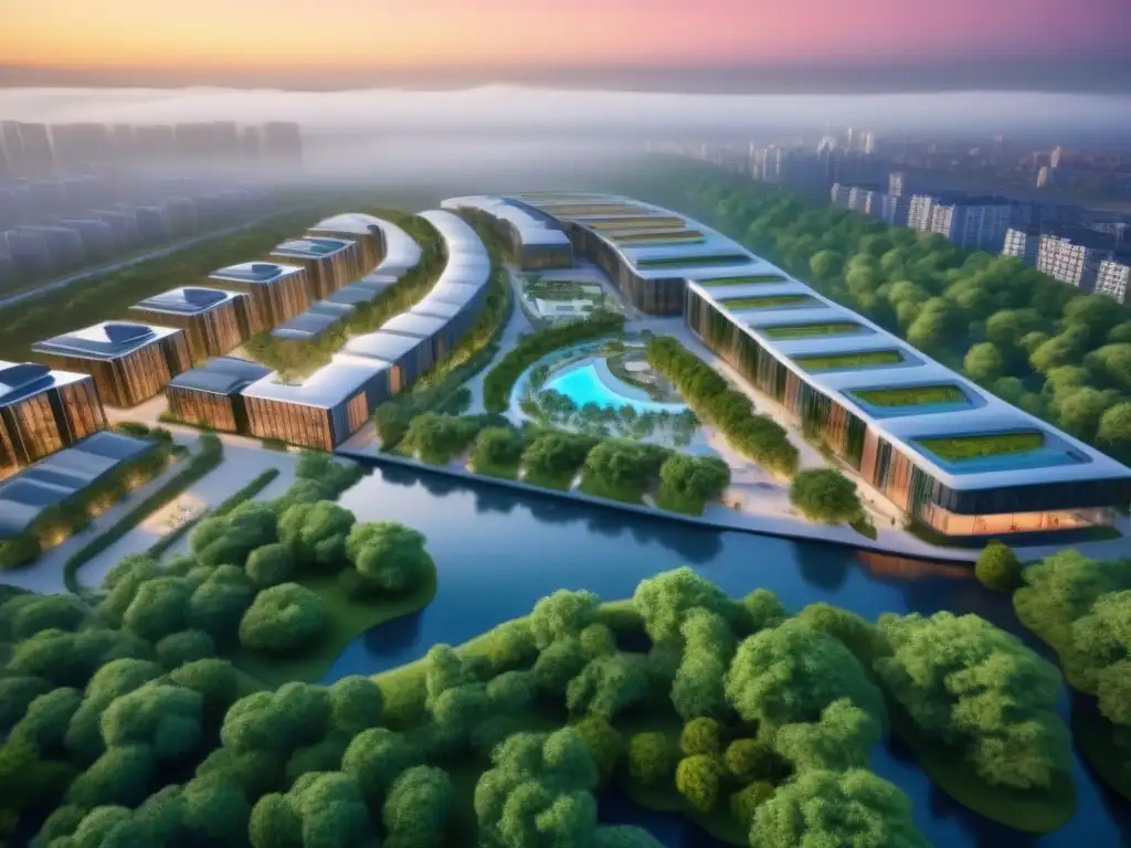 Desarrollo inmobiliario integrado: armonía dinámica en la ciudad Un vibrante desarrollo inmobiliario integrado que transforma la ciudad con arquitectura moderna y espacios verdes